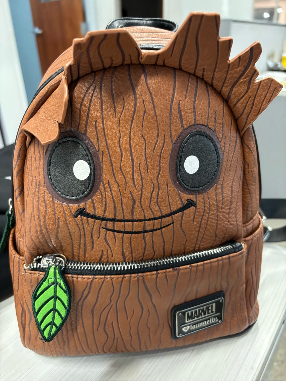 🧼Marvel Guardians Of The Galaxy Tree Stump Groot Mini Backpack Loungefly
